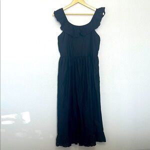 Maurice’s Black Tiered‎ Ruffled Maxi Sundress